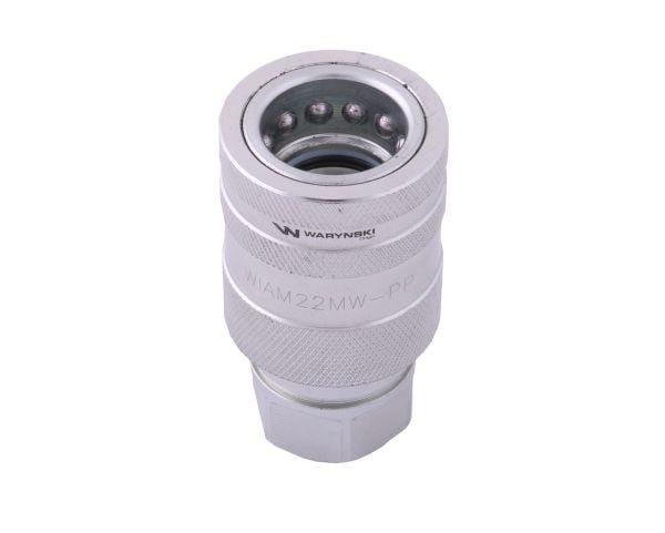 Szybkozłącze hydrauliczne gniazdo M22x1.5 gwint wewnętrzny EURO PUSH-PULL (ISO 7241-A) Waryński 3