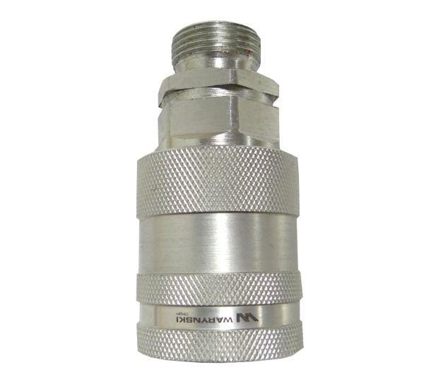 Szybkozłącze hydrauliczne gniazdo M22x1.5 gwint zewnętrzny EURO PUSH-PULL (9100822G) (ISO 7241-A) Waryński 3