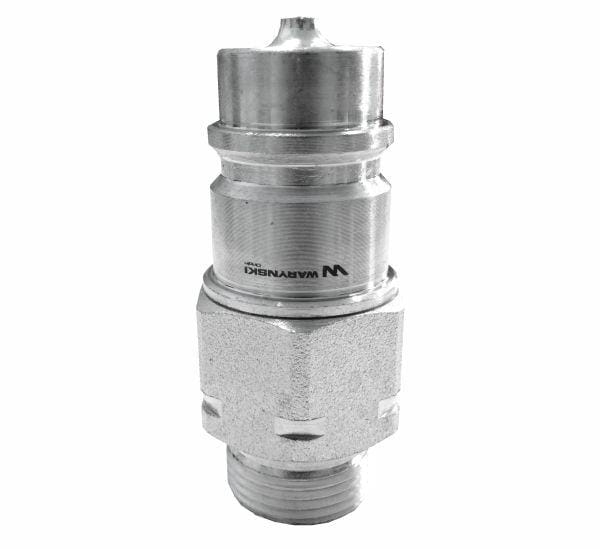 Szybkozłącze hydrauliczne wtyczka M22x1.5 gwint zewnętrzny EURO (9100822W) (ISO 7241-A) Waryński  4