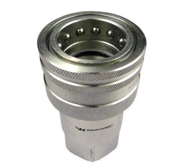 Szybkozłącze hydrauliczne gniazdo G3/8"BSP gwint wewnętrzny ISO 7241-A Waryński 2
