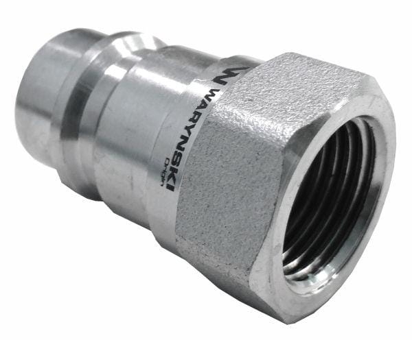 Szybkozłącze hydrauliczne wtyczka G3/8"BSP gwint wewnętrzny ISO 7241-A Waryński  3