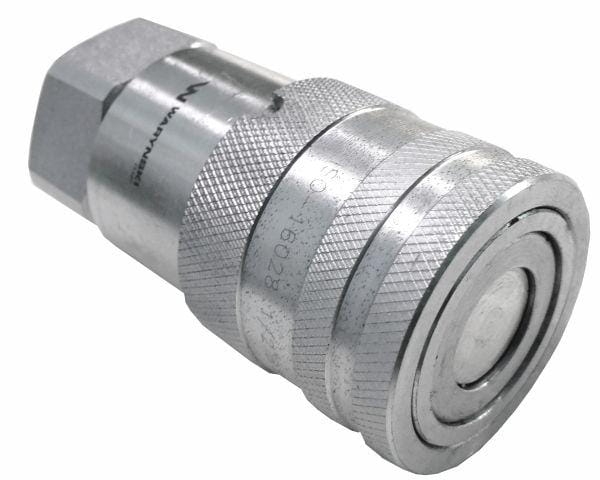 Szybkozłącze hydrauliczne suchoodcinające gniazdo G3/8"BSP gwint wewnętrzny ISO16028 Waryński  2
