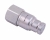 Szybkozłącze hydrauliczne suchoodcinające (rozmiar 3/8) wtyczka G1/2"BSP gwint wewnętrzny ISO16028 Waryński 2