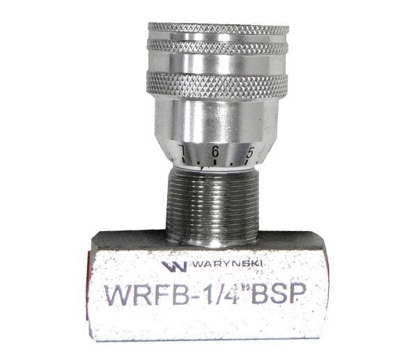 Zawór dławiący WRFB 90 1/4"BSP Waryński 3