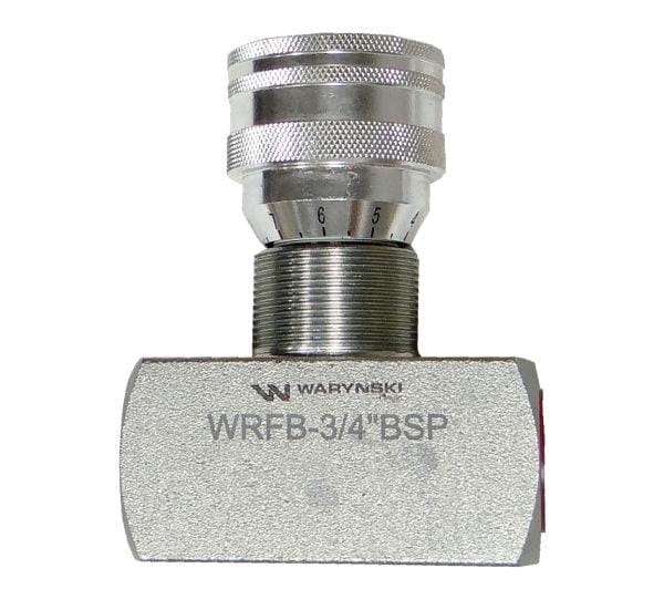 Zawór dławiący WRFB 90 3/4"BSP Waryński 3