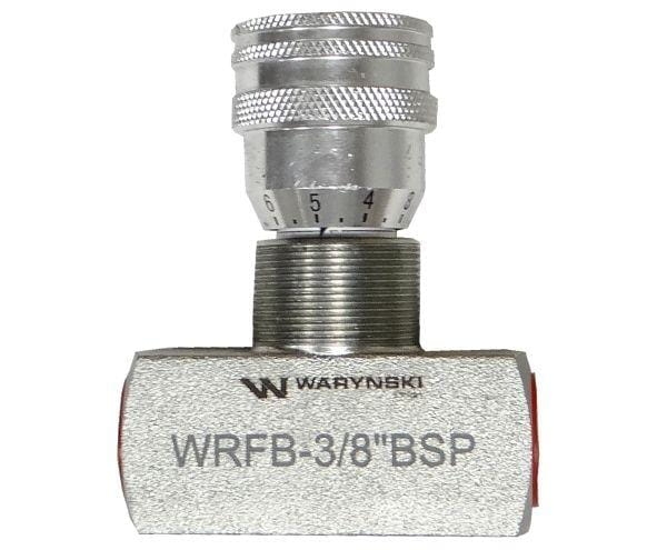 Zawór dławiący WRFB 90 3/8"BSP Waryński 3