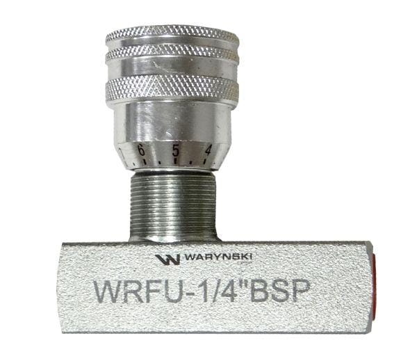 Zawór dławiąco-zwrotny WRFU 90 1/4"BSP Waryński (2)