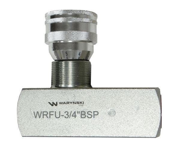 Zawór dławiąco-zwrotny WRFU 90 3/4"BSP Waryński 2