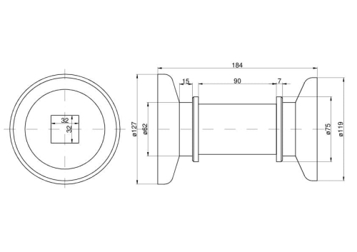 Tuleja łożyskowa stary typ Talerzówka 2
