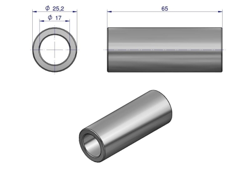 Tulejka resoru Przyczepa D-47 xd3604202 2