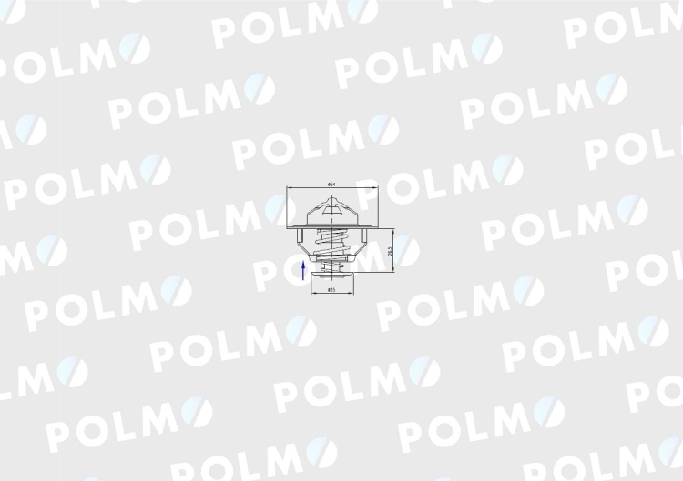 Termostat Case 98463637 POLMO 2