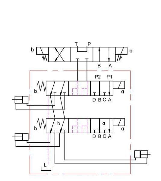 Dzielnik zawór elektrozawór kierunkowy elektromagnetyczny kontroli DVS6-6/2L G3/8 50L 2