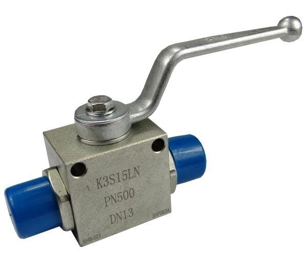 Zawór kulowy hydrauliczny 3-drożny M22x1.5 z otworami montażowymi 3