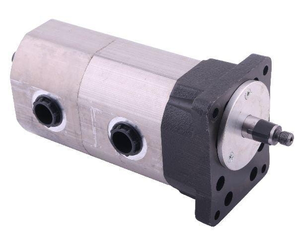 Pompa hydrauliczna BIZON REKORD podwójna Lewa PZS-KP-25-16 (stary typ) 19/16 cm3/obr (505899600/ST; 5058/99-600; PZW2-KP-25/16)  (5)