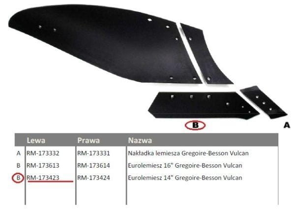 Eurolemiesz lewy 14" Gregoire-Besson Vulcan 173423 (2)