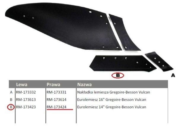 Eurolemiesz prawy 14" Gregoire-Besson Vulcan 173424 (2)