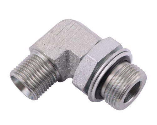 Kolanko hydrauliczne 90 LONG z przeciw. M22x1.5 X M18x1.5