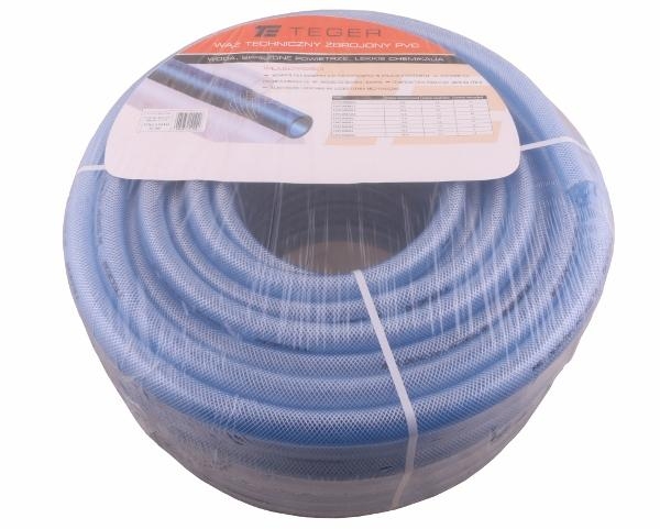 Wąż techniczny zbrojony PVC 6X2.5 21bar TEGER 2