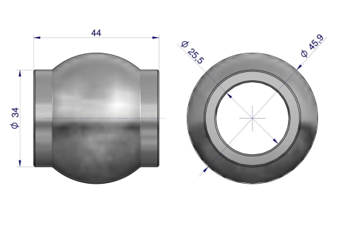 Kula ramienia podnośnika C-360 2