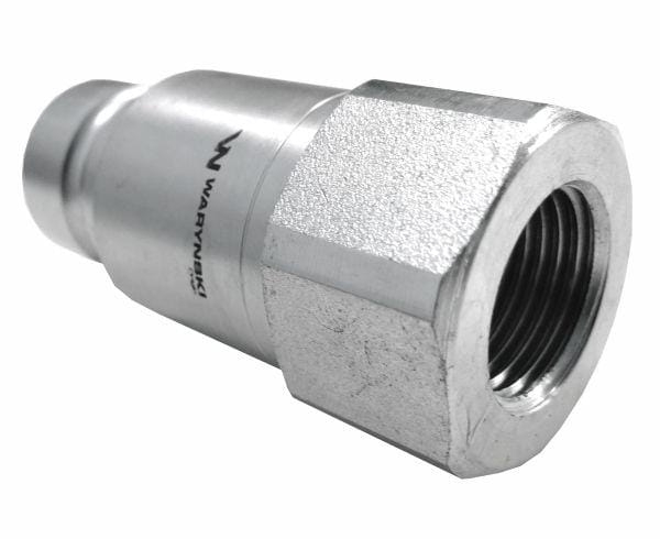 Szybkozłącze hydrauliczne suchoodcinające wtyczka G3/8"BSP gwint wewnętrzny ISO16028 Waryński 2