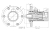 Cylinder ładowacza obrotu CJ5F80/45/320DGw Troll 3