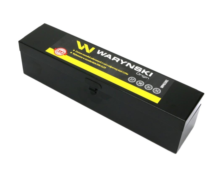 Zestaw nasadek udarowych 1" 4 cz. 27. 30. 32. 33 mm ze stali CrMo DIN 3129 Waryński 4