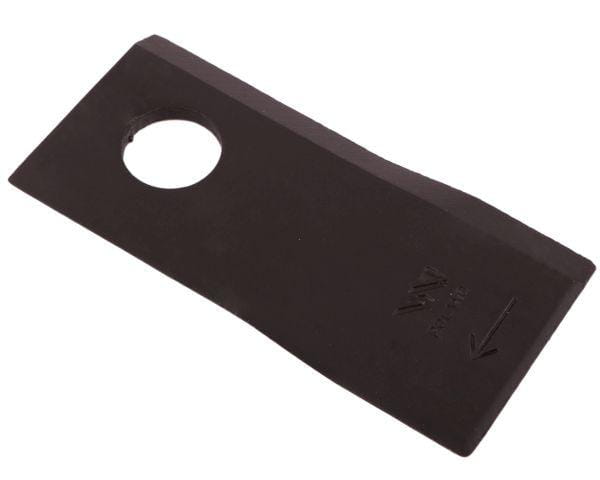 Nóż nożyk kosiarka prawy 105x48x4mm otwór 19 zastosowanie 9492422 Claas WARYŃSKI ( sprzedawane po 25 )
