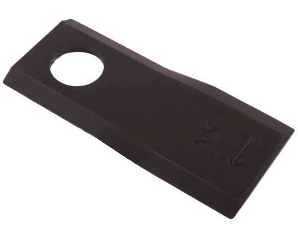 Nóż nożyk kosiarka prawy 107x46x4mm otwór 21 zastosowanie 55903310 Kuhn WARYŃSKI ( sprzedawane po 25 )