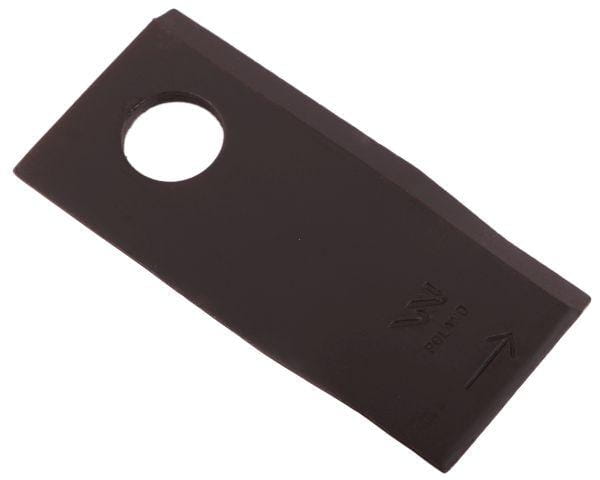 Nóż nożyk kosiarka lewy 102x48x4mm otwór 19 zastosowanie 140693 Fella WARYŃSKI ( sprzedawane po 25 )