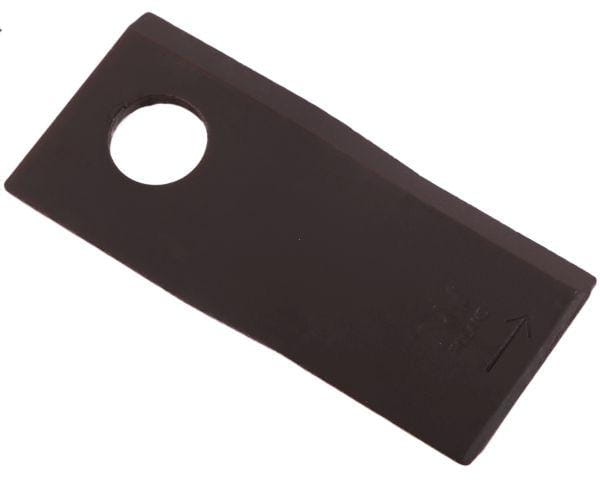 Nóż nożyk kosiarka lewy 108x47x4mm otwór 19 zastosowanie 1434985 Pottinger WARYŃSKI ( sprzedawane po 25 )