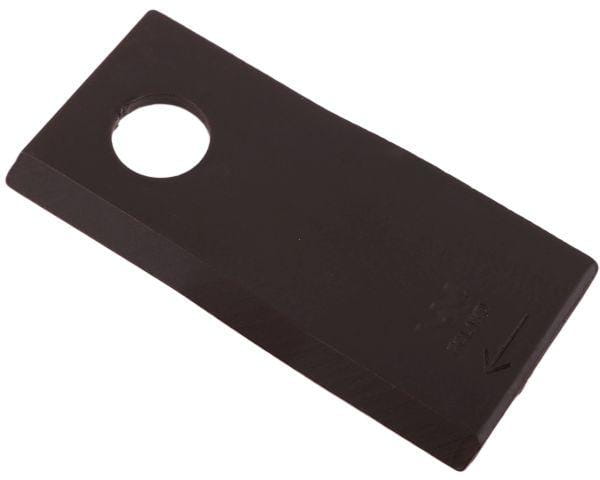 Nóż nożyk kosiarka prawy 108x47x4mm otwór 19 zastosowanie 1434986 Pottinger WARYŃSKI ( sprzedawane po 25 )