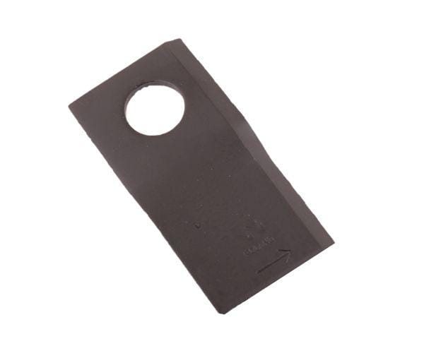 Nóż nożyk kosiarka lewy 100X50X4mm otwór 21 zastosowanie RS100 Samasz WARYŃSKI ( sprzedawane po 25 )