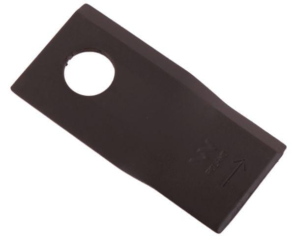 Nóż nożyk kosiarka lewy 98x48x4mm otwór 19 zastosowanie 153171311 SIP WARYŃSKI ( sprzedawane po 25 )