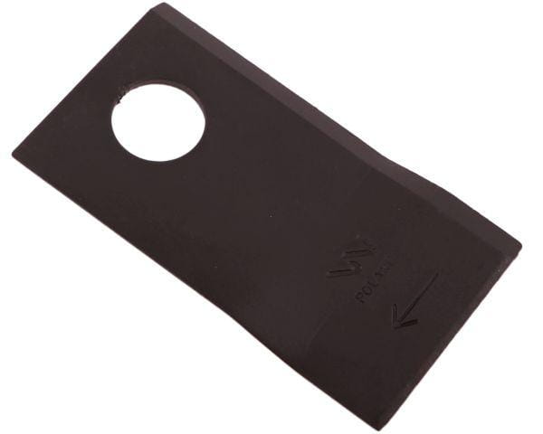 Nóż nożyk kosiarka prawy 94x48x4mm otwór 19 zastosowanie TF-70 Kverneland Taarup WARYŃSKI ( sprzedawane po 25 )