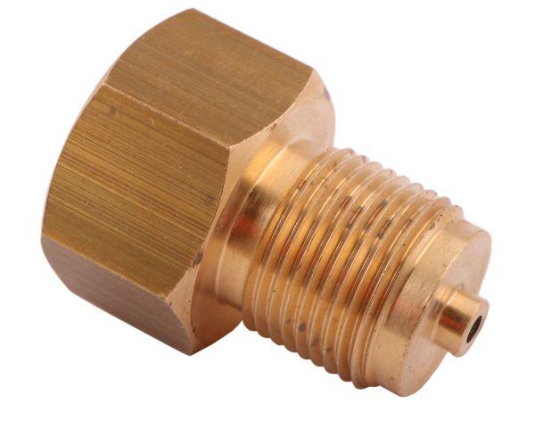 Złączka manometryczna gwint zewnętrzny M20x1.5 x gwint wewnętrzny G1/4" (mosiądz) POLMO