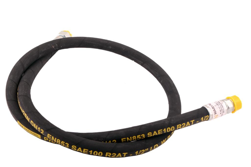 Przewód hydrauliczny 275 bar gwint M22x1.5 proste L-1500mm DN12-2SN (AB-13-1500; P11P21) 27.5MPa Waryński