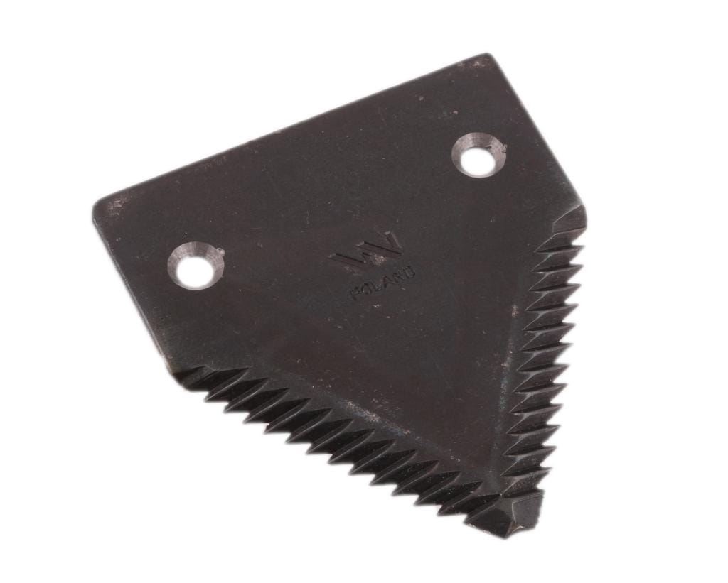 Nóż żniwny 83x76x3mm otwór 6.5 zastosowanie H213800 Schumacher WARYŃSKI ( sprzedawane po 25 )