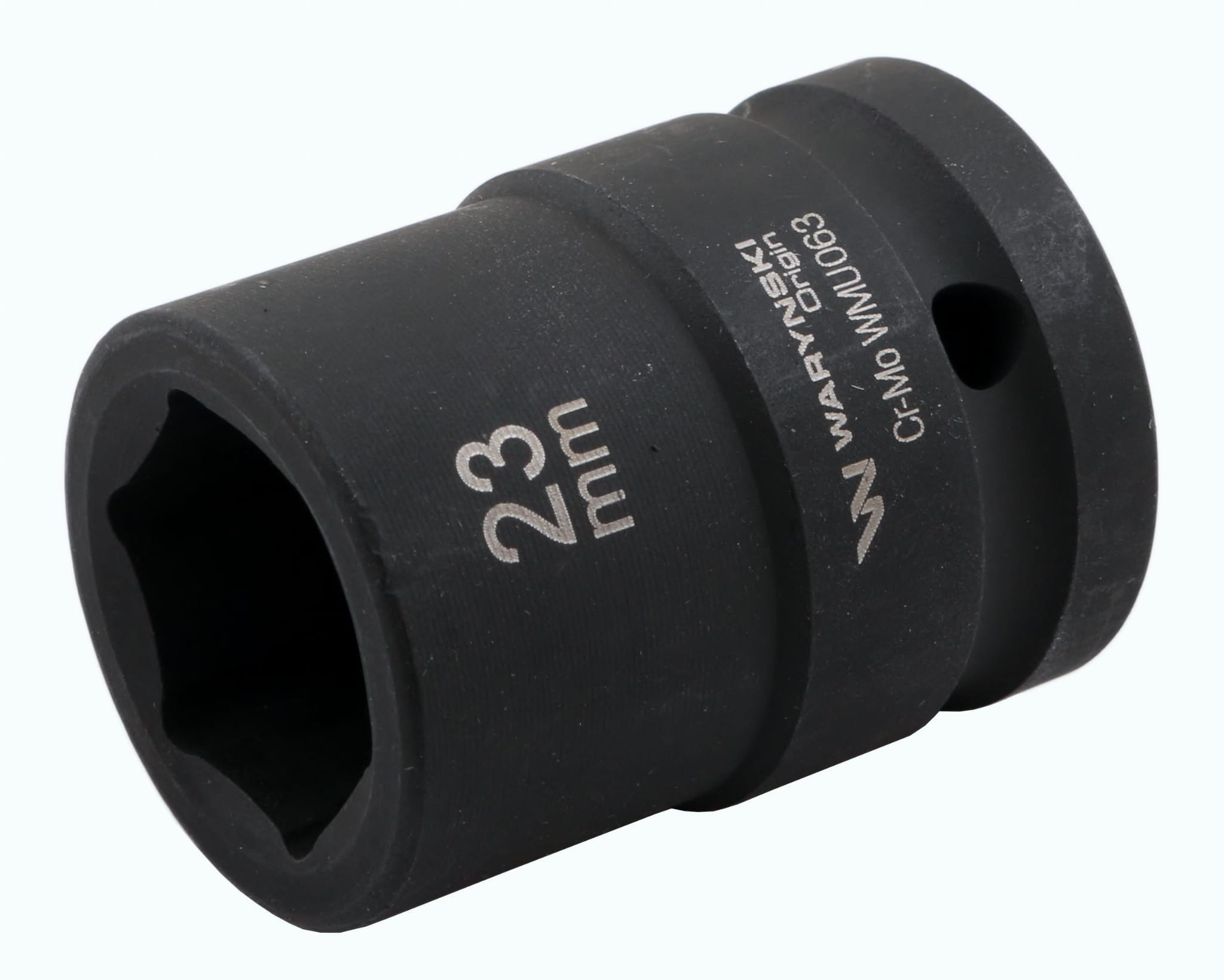 Nasadka udarowa sześciokątna 3/4". 23 mm. CrMo. DIN 3129. Waryński