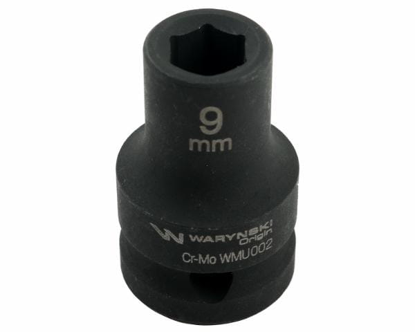 Nasadka udarowa sześciokątna 1/2". 9 mm. CrMo. DIN 3129. Waryński