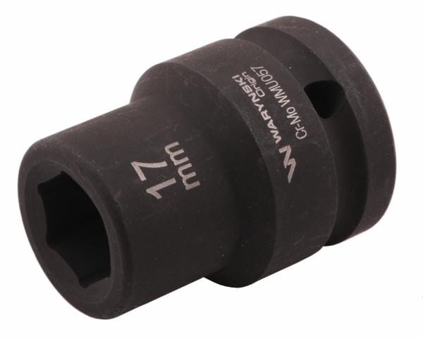 Nasadka udarowa sześciokątna 3/4". 17 mm. CrMo. DIN 3129. Waryński