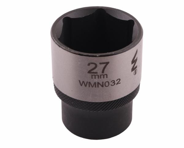Nasadka sześciokątna 1/2" 27 mm CrV50BV30 DIN 3124 Waryński