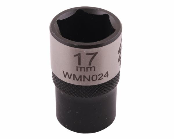 Nasadka sześciokątna 1/2" 17 mm CrV50BV30 DIN 3124 Waryński
