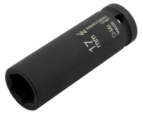 Nasadka udarowa sześciokątna długa 1/2" 17 mm CrMo DIN 3129 Waryński