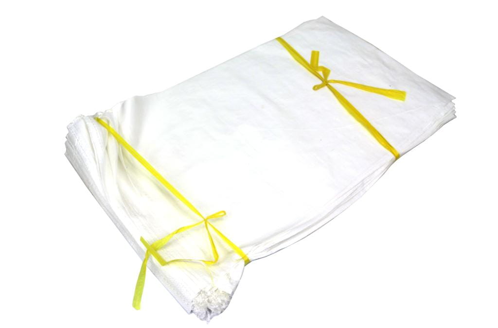 Worki (worek) zbożowe 10kg  40x60 PP BIAŁE (sprzedawane po 50 szt)