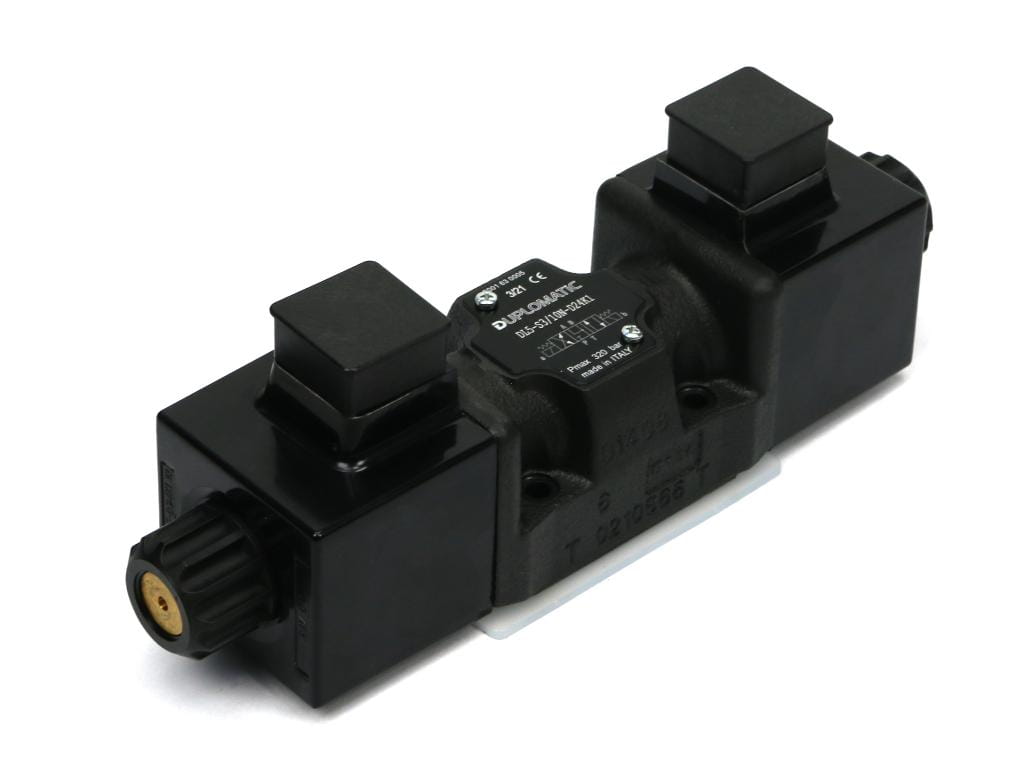 Rozdzielacz (elektrozawór NG 10) suwak "Y" DL5-S3/10N-D24K1 24VDC (cewka x 2) Compact 320bar 125l/min Duplomatic