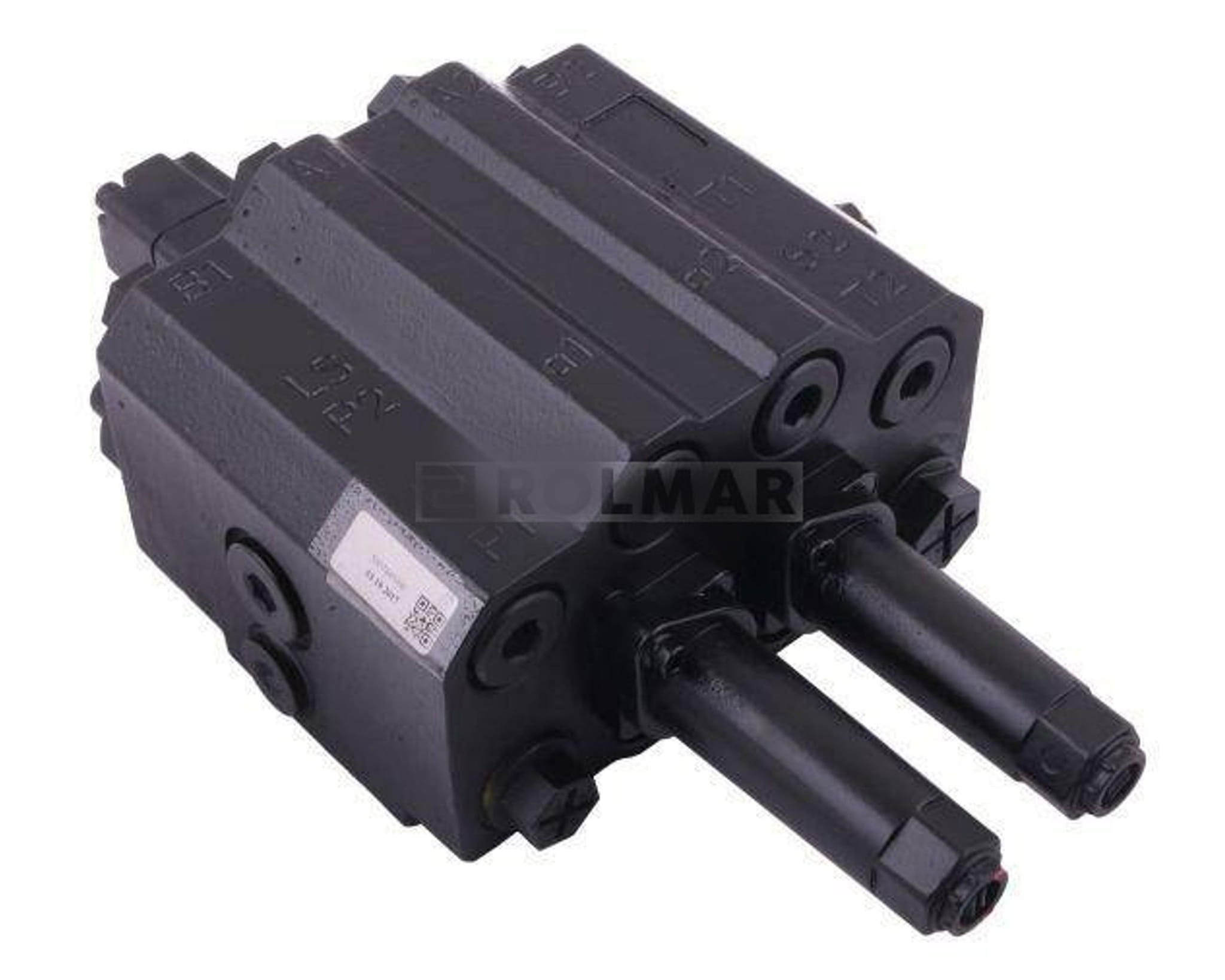 Rozdzielacz hydrauliczny do ładowaczy czołowych 2-sekcyjny max przepływ 90L 1-sekcja pływająca - sterowany na linkę