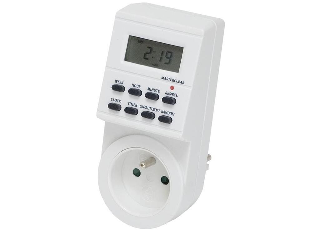 Programator gniazdkowy elektroniczny 7 Dniowy 230V