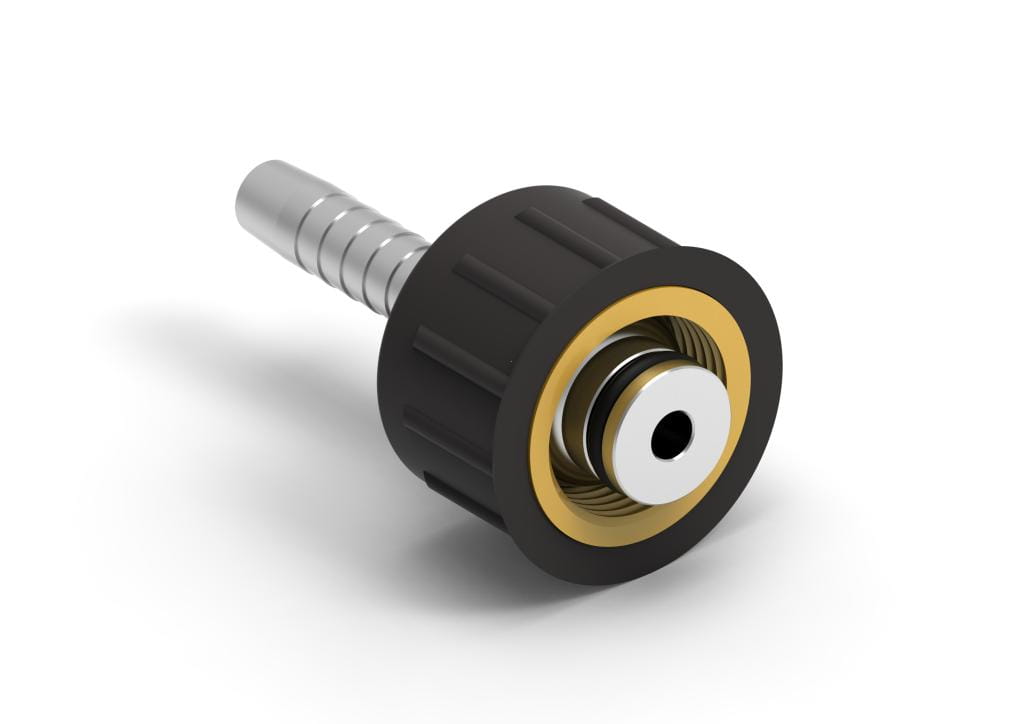 Zakucie nakrętka do myjek (pasuje do Karcher) na waz DN06 GW M22x1.5 (RM-KARDN06NM) PREMIUM Waryński ( sprzedawane po 10 )