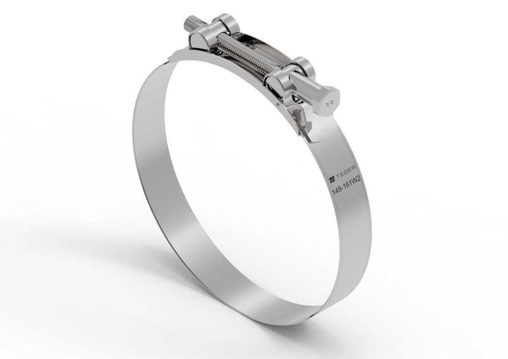 Opaska zaciskowa GBS 149-161 (obejma W2 - stal nierdzewna) szerokość 26mm TEGER ( sprzedawane po 5 )