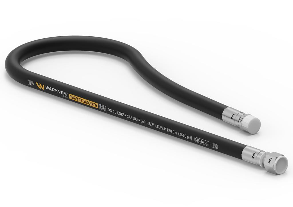 Przewód hydrauliczny gładki z uszczelnieniem - gwint M18x1.5 proste L-500mm DN10-1SN 5040320791 Bizon (AB-10-500; P11P21) 18MPa Waryński